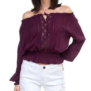 Plum blouse
